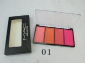 Mac Cosmetics 4 Color Blusher With Transparent Cov